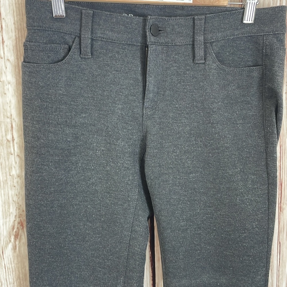 Ann Taylor Polished Tailored Fit Ponte Dark Gray Pants Size 4 - Picture 2 of 7